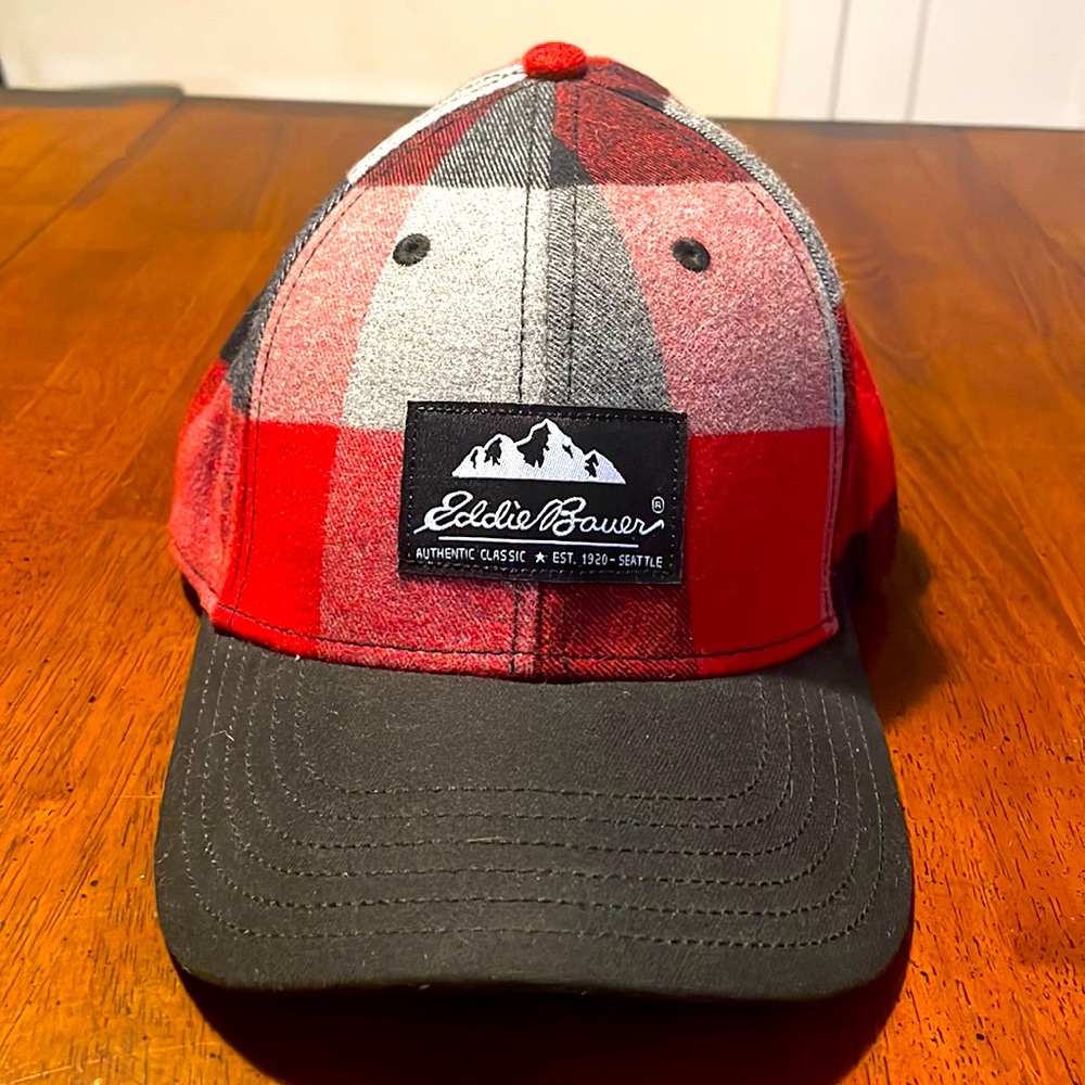 Eddie Bauer Buffalo Check Strap Back Hat
